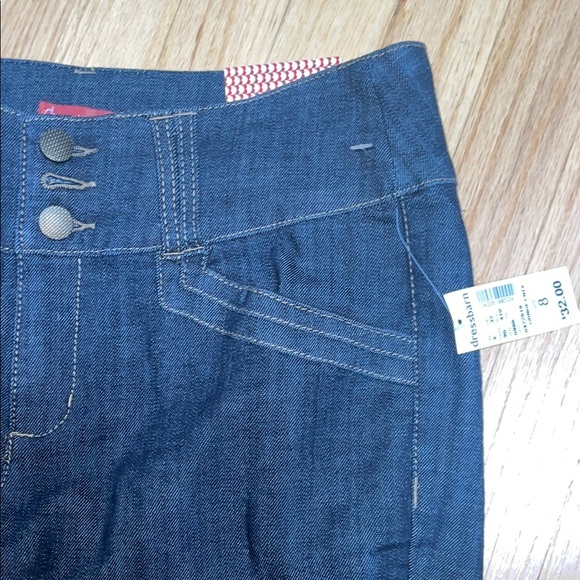 Dress Barn Blue Ankle Cropped Jeans Classic Style - Picture 3 of 8